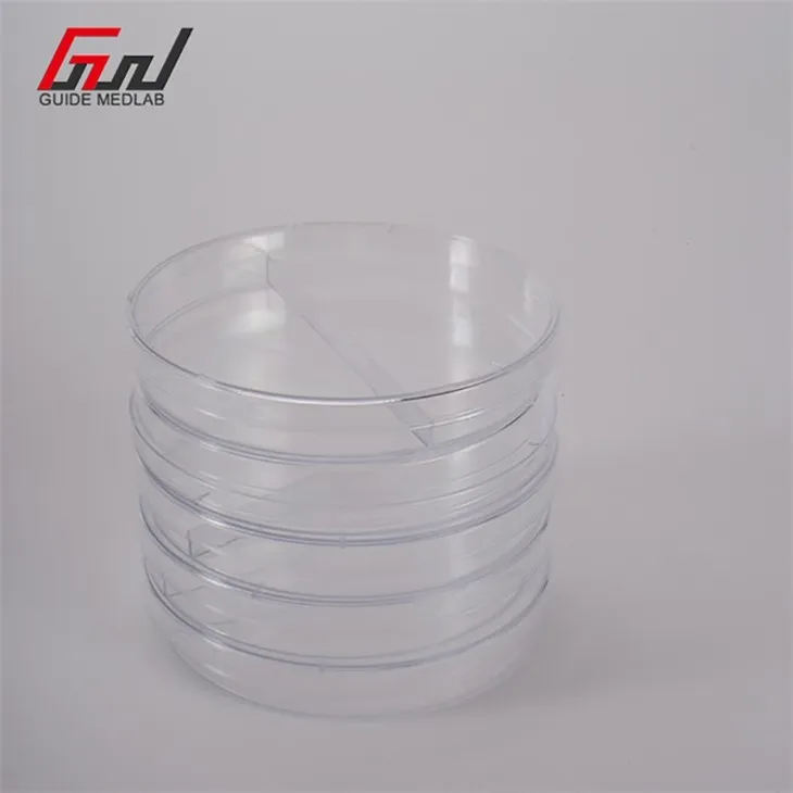 3 sterilizing plastic petri dishes 90mm